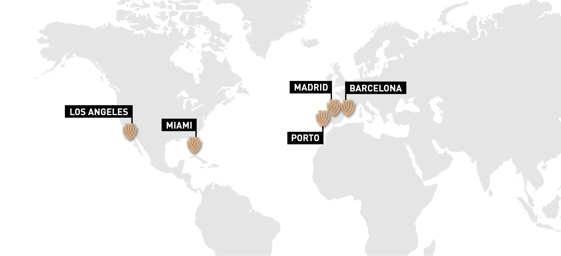 Map Tandhem Locations